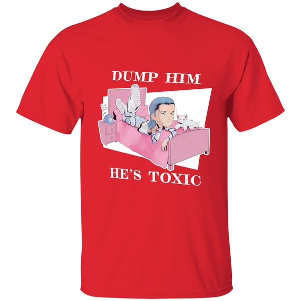 Kit Wilson Dump Him Hes Toxic Cartoon Shirt - Image 7