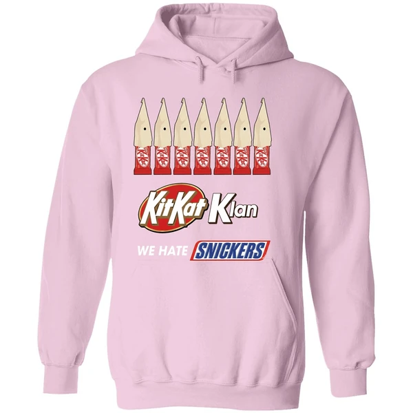 Kitkat Klan We Hate Snickers Hoodie - Image 5