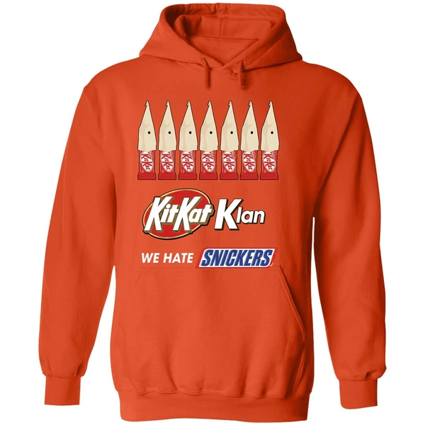 Kitkat Klan We Hate Snickers Hoodie - Image 6