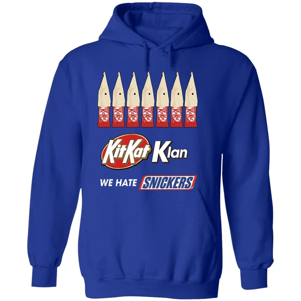 Kitkat Klan We Hate Snickers Hoodie - Image 7