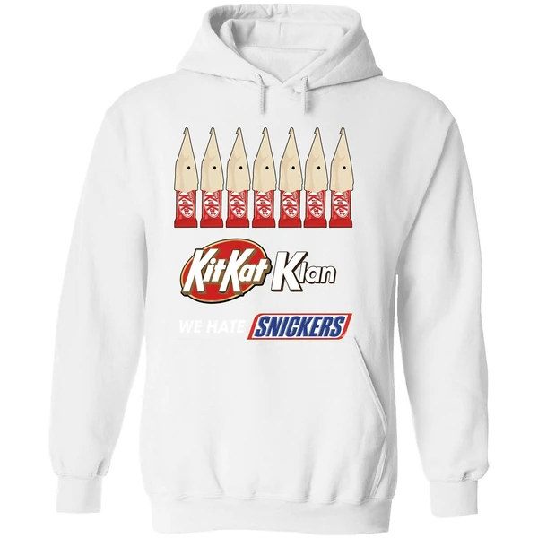Kitkat Klan We Hate Snickers Hoodie - Image 8