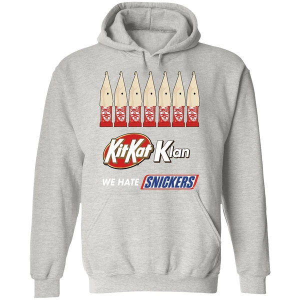 Kitkat Klan We Hate Snickers Hoodie - Image 9
