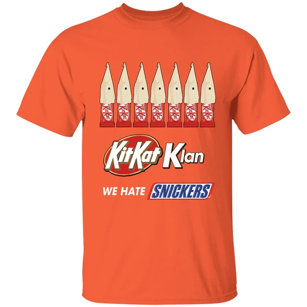 Kitkat Klan We Hate Snickers Shirt - Image 6