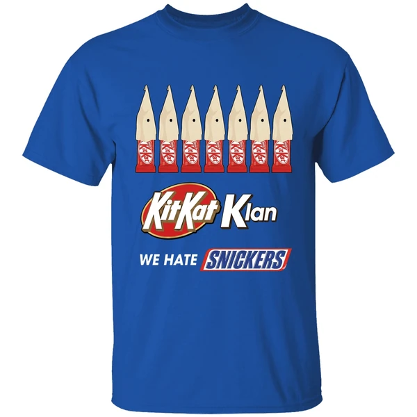Kitkat Klan We Hate Snickers Shirt - Image 8