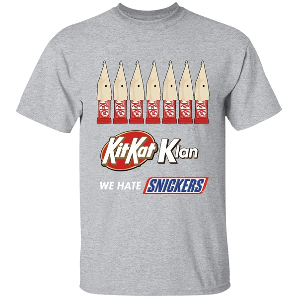 Kitkat Klan We Hate Snickers Shirt - Image 9