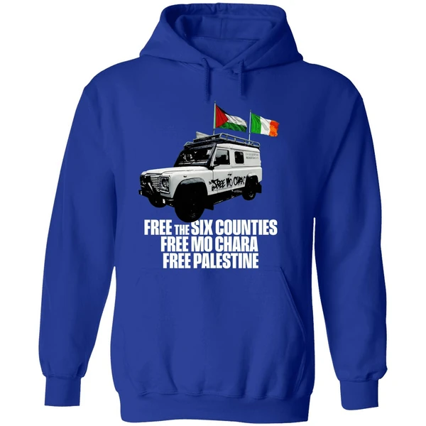 Kneecap Free The Six Counties Free Mo Chara Free Palestine Hoodie - Image 7