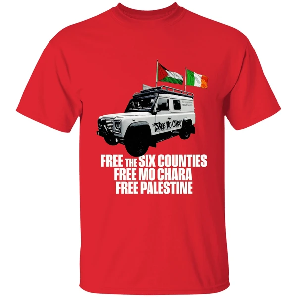 Kneecap Free The Six Counties Free Mo Chara Free Palestine Shirt - Image 4