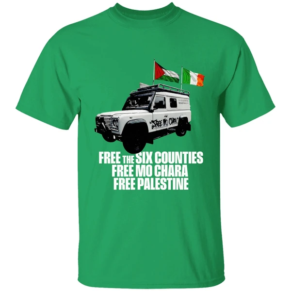 Kneecap Free The Six Counties Free Mo Chara Free Palestine Shirt - Image 8
