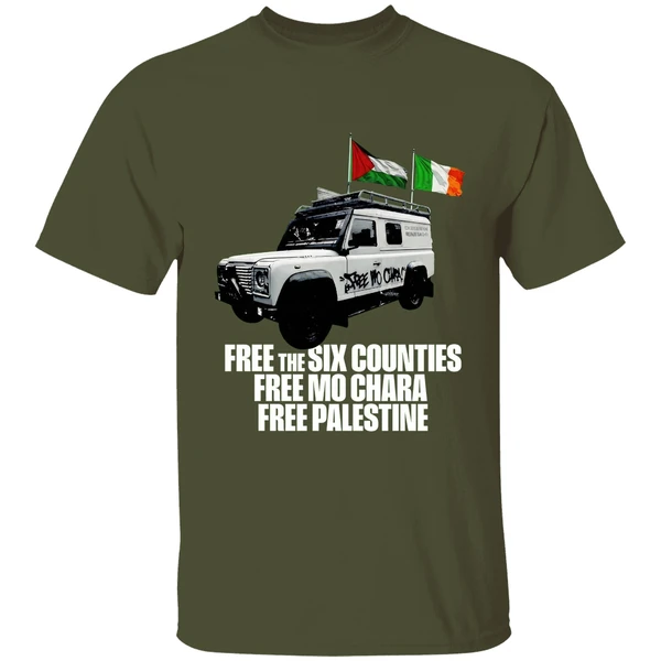 Kneecap Free The Six Counties Free Mo Chara Free Palestine Shirt - Image 9