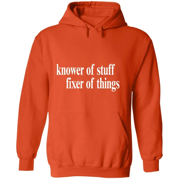 Knower Of Stuff Fixer Of Things Hoodie - Image 6