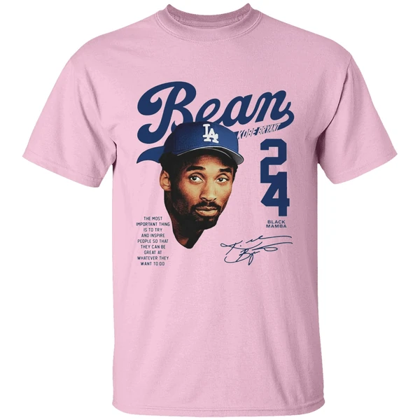 Kobe Bryant Bean La Dodgers Shirt - Image 2