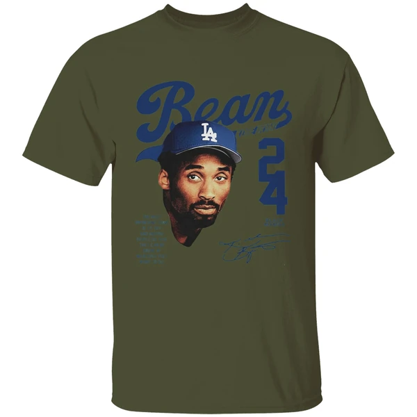 Kobe Bryant Bean La Dodgers Shirt - Image 3