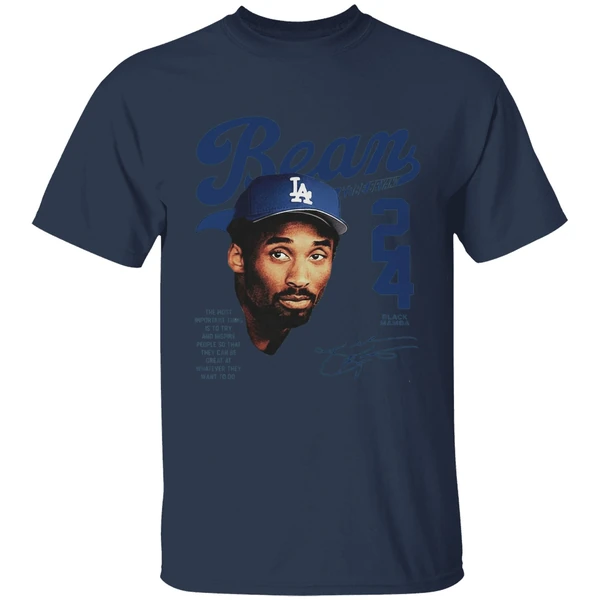 Kobe Bryant Bean La Dodgers Shirt - Image 4