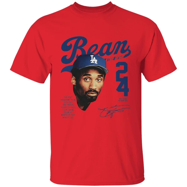 Kobe Bryant Bean La Dodgers Shirt - Image 6