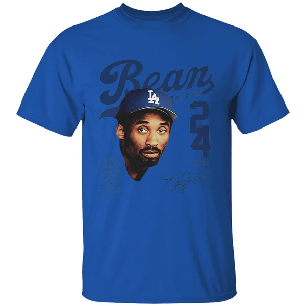 Kobe Bryant Bean La Dodgers Shirt - Image 7