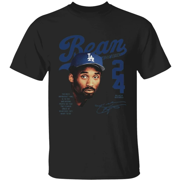 Kobe Bryant Bean La Dodgers Shirt - Image 9