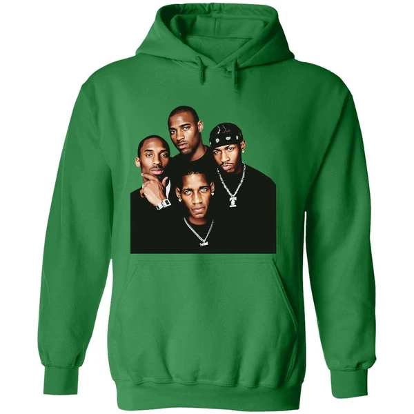 Kobe Iverson T Mac Carter Basketball Legends Art Hoodie - Image 2