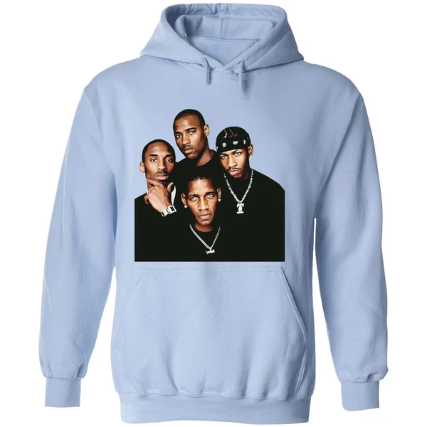 Kobe Iverson T Mac Carter Basketball Legends Art Hoodie - Image 4
