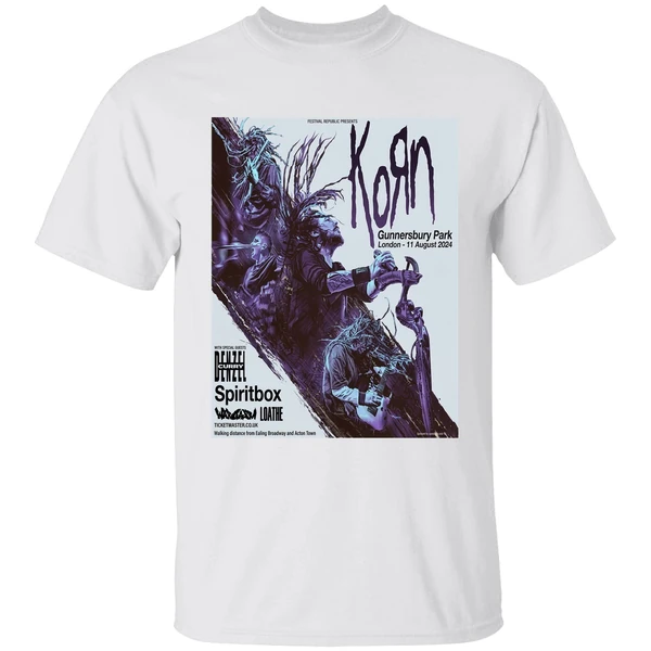 Korn In Gunnersbury Park London On 11 August 2024 Line Up Shirt