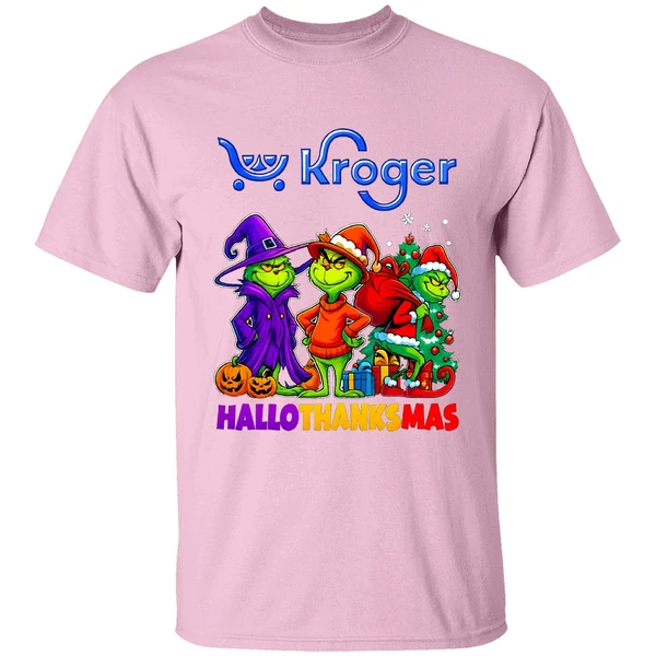 Kroger X Grinch 2025 Halloween Thanksgiving Christmas Shirt - Image 2
