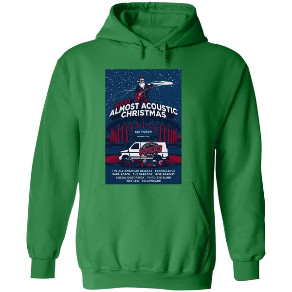 Kroq Almost Acoustic Christmas In Los Angeles Ca On Dec 13 2025 Poster Hoodie - Image 2
