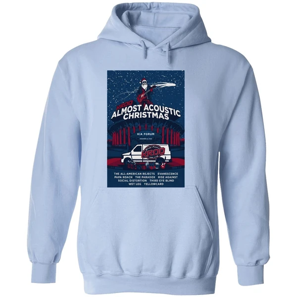 Kroq Almost Acoustic Christmas In Los Angeles Ca On Dec 13 2025 Poster Hoodie - Image 4