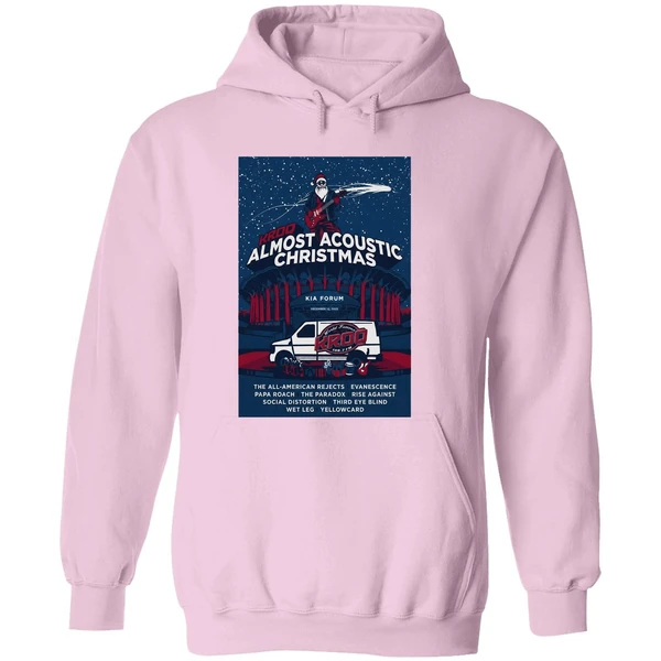 Kroq Almost Acoustic Christmas In Los Angeles Ca On Dec 13 2025 Poster Hoodie - Image 5