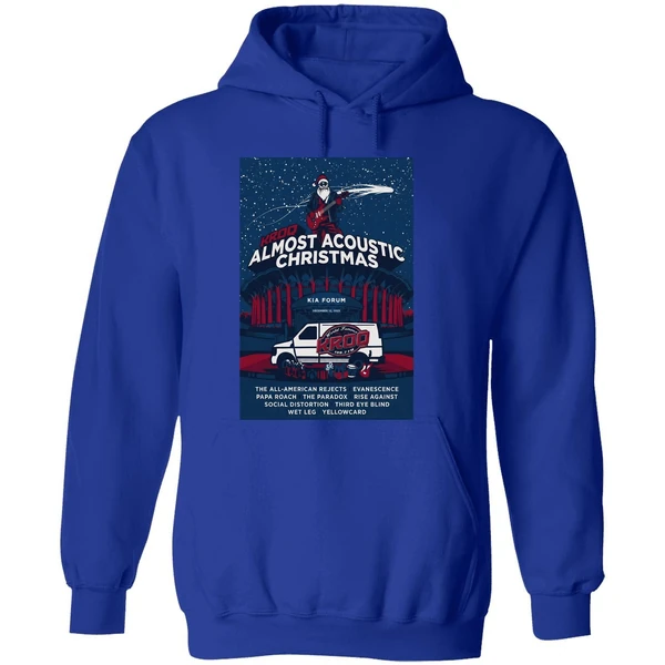 Kroq Almost Acoustic Christmas In Los Angeles Ca On Dec 13 2025 Poster Hoodie - Image 7