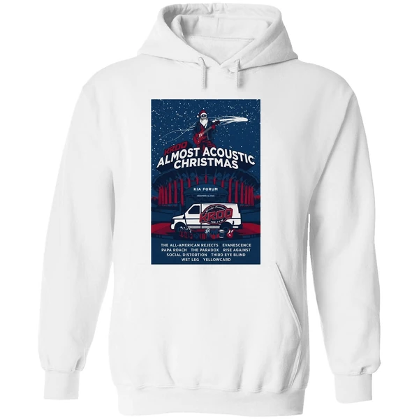 Kroq Almost Acoustic Christmas In Los Angeles Ca On Dec 13 2025 Poster Hoodie - Image 8
