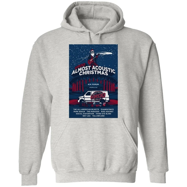 Kroq Almost Acoustic Christmas In Los Angeles Ca On Dec 13 2025 Poster Hoodie - Image 9