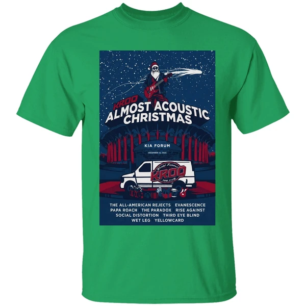 Kroq Almost Acoustic Christmas In Los Angeles Ca On Dec 13 2025 Poster Shirt - Image 2