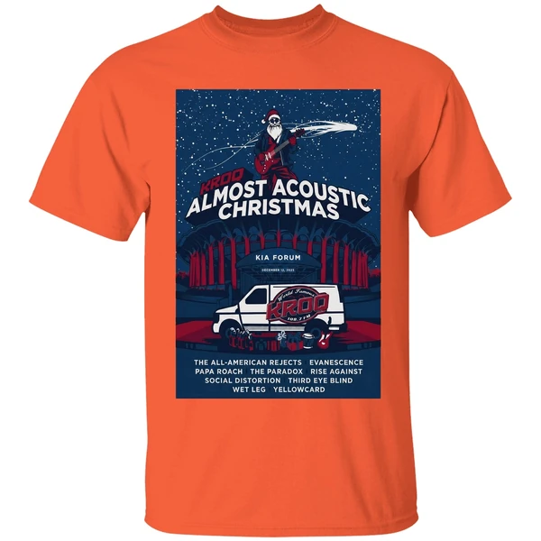 Kroq Almost Acoustic Christmas In Los Angeles Ca On Dec 13 2025 Poster Shirt - Image 6