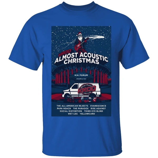 Kroq Almost Acoustic Christmas In Los Angeles Ca On Dec 13 2025 Poster Shirt - Image 8
