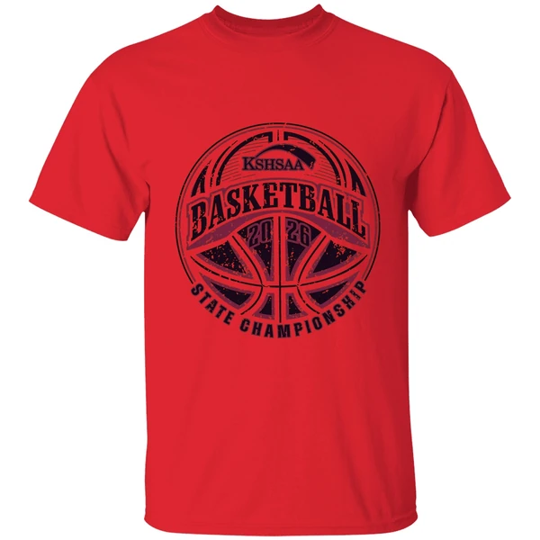 Kshsaa 2026 Basketball State Championship Logo Shirt - Image 4