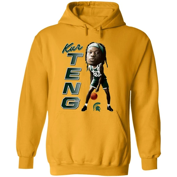 Kur Teng Michigan State Spartans Ncaa Caricature Hoodie