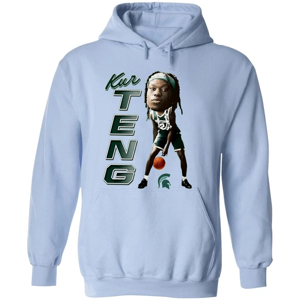 Kur Teng Michigan State Spartans Ncaa Caricature Hoodie - Image 4