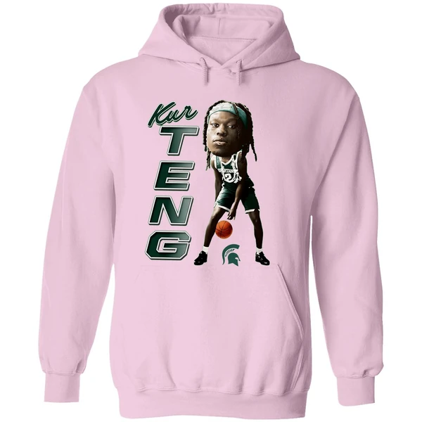 Kur Teng Michigan State Spartans Ncaa Caricature Hoodie - Image 5