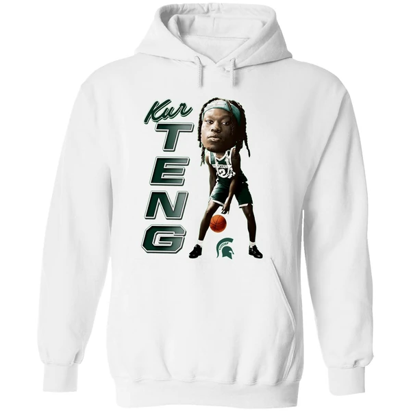 Kur Teng Michigan State Spartans Ncaa Caricature Hoodie - Image 8