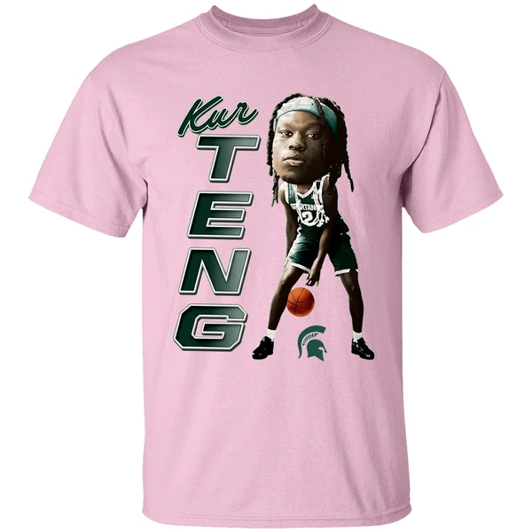 Kur Teng Michigan State Spartans Ncaa Caricature Shirt - Image 3