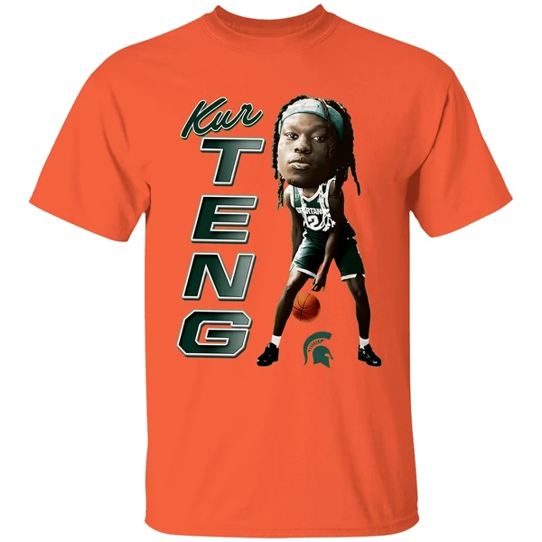 Kur Teng Michigan State Spartans Ncaa Caricature Shirt - Image 6