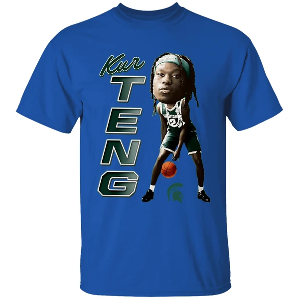 Kur Teng Michigan State Spartans Ncaa Caricature Shirt - Image 8