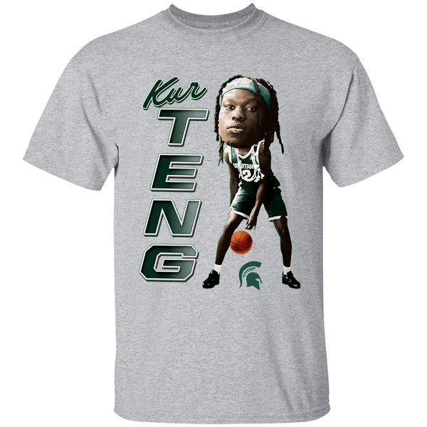 Kur Teng Michigan State Spartans Ncaa Caricature Shirt - Image 9