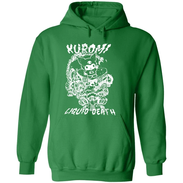 Kuromi Liquid Death Tonal Logo Hoodie - Image 2