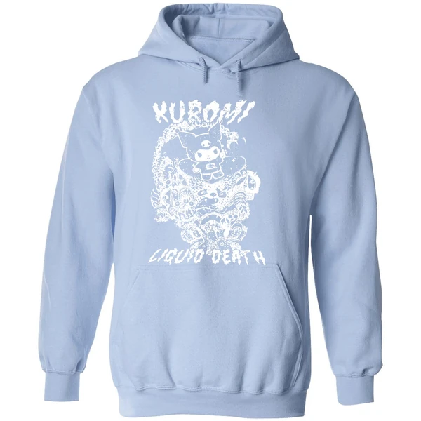 Kuromi Liquid Death Tonal Logo Hoodie - Image 4