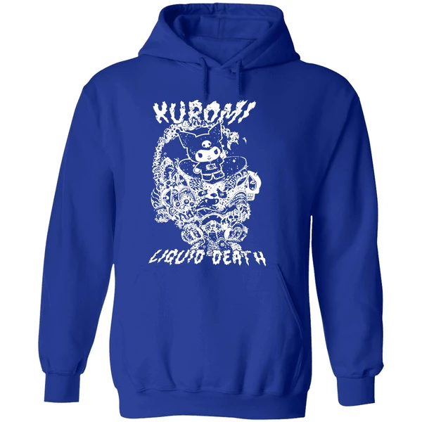 Kuromi Liquid Death Tonal Logo Hoodie - Image 7