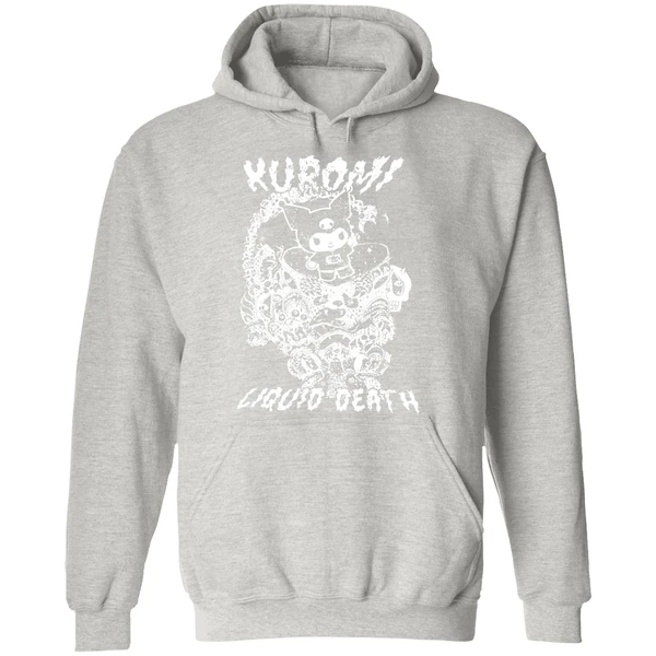 Kuromi Liquid Death Tonal Logo Hoodie - Image 9
