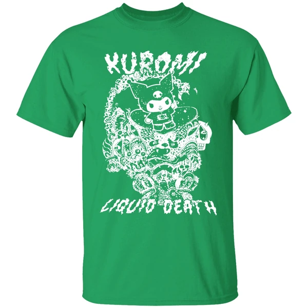 Kuromi Liquid Death Tonal Logo Shirt - Image 2