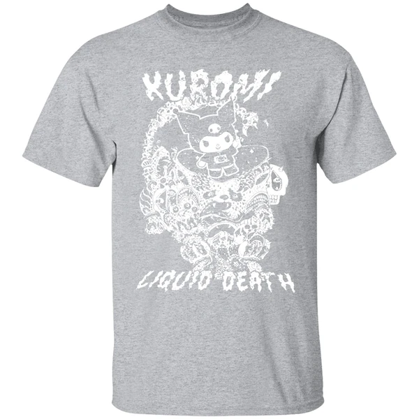 Kuromi Liquid Death Tonal Logo Shirt - Image 9