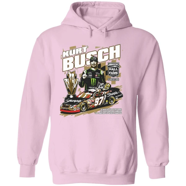 Kurt Busch Checkered Flag Sports Nascar 2026 Hall Of Fame Hoodie - Image 5
