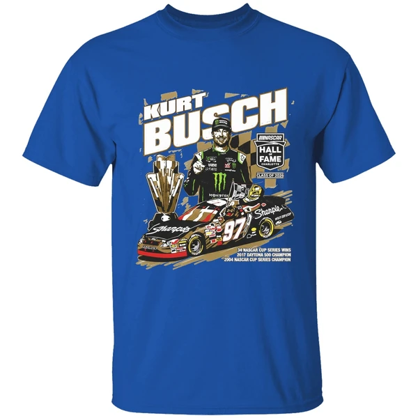 Kurt Busch Checkered Flag Sports Nascar 2026 Hall Of Fame Shirt - Image 8